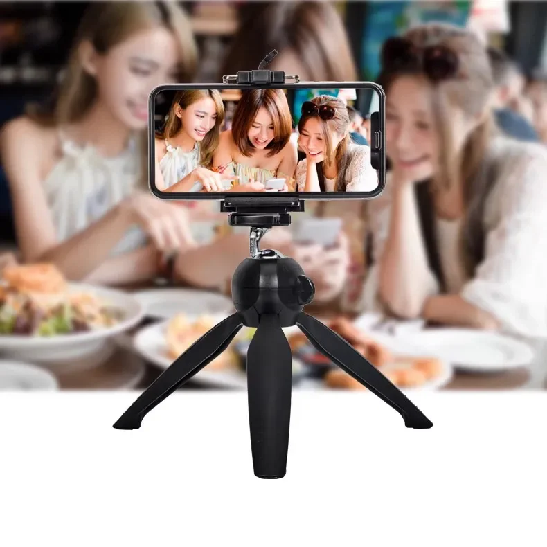 YUNTFNG XH-228 Universal Mini Mobile Tripod with 360° Rotating Ball Head and Mobile Clip