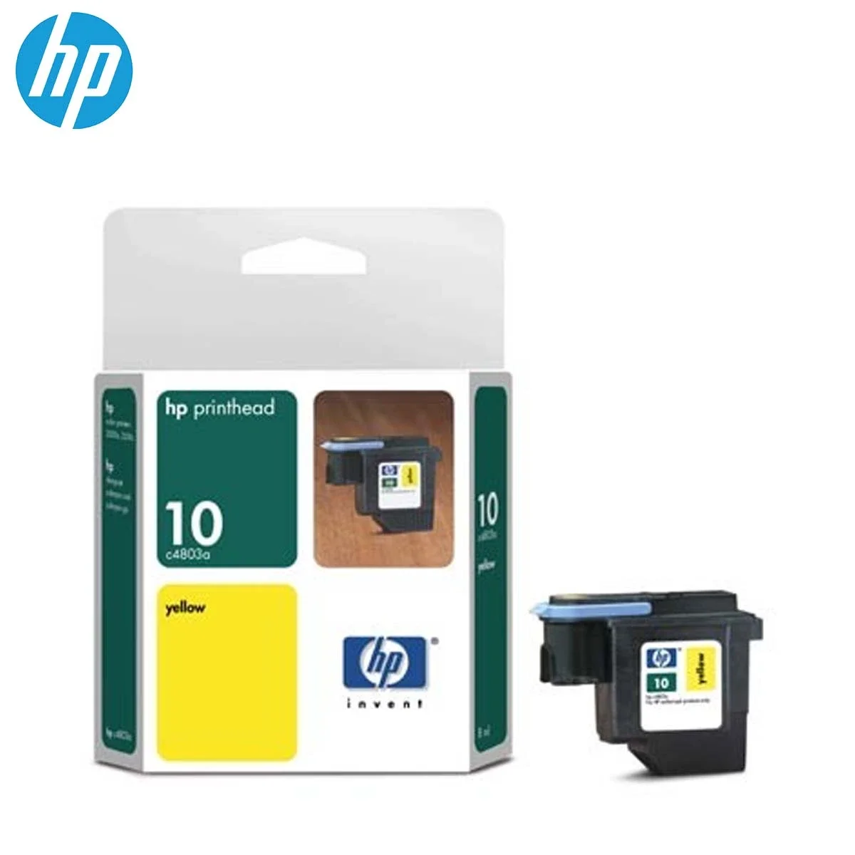 رأس طباعة HP 10 C4803A أصلي باللون الأصفر