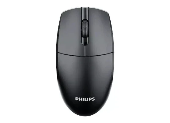 Philips M347 Ergonomic Wireless Mouse with 2.4GHz Connection - Black - Thumbnail 4