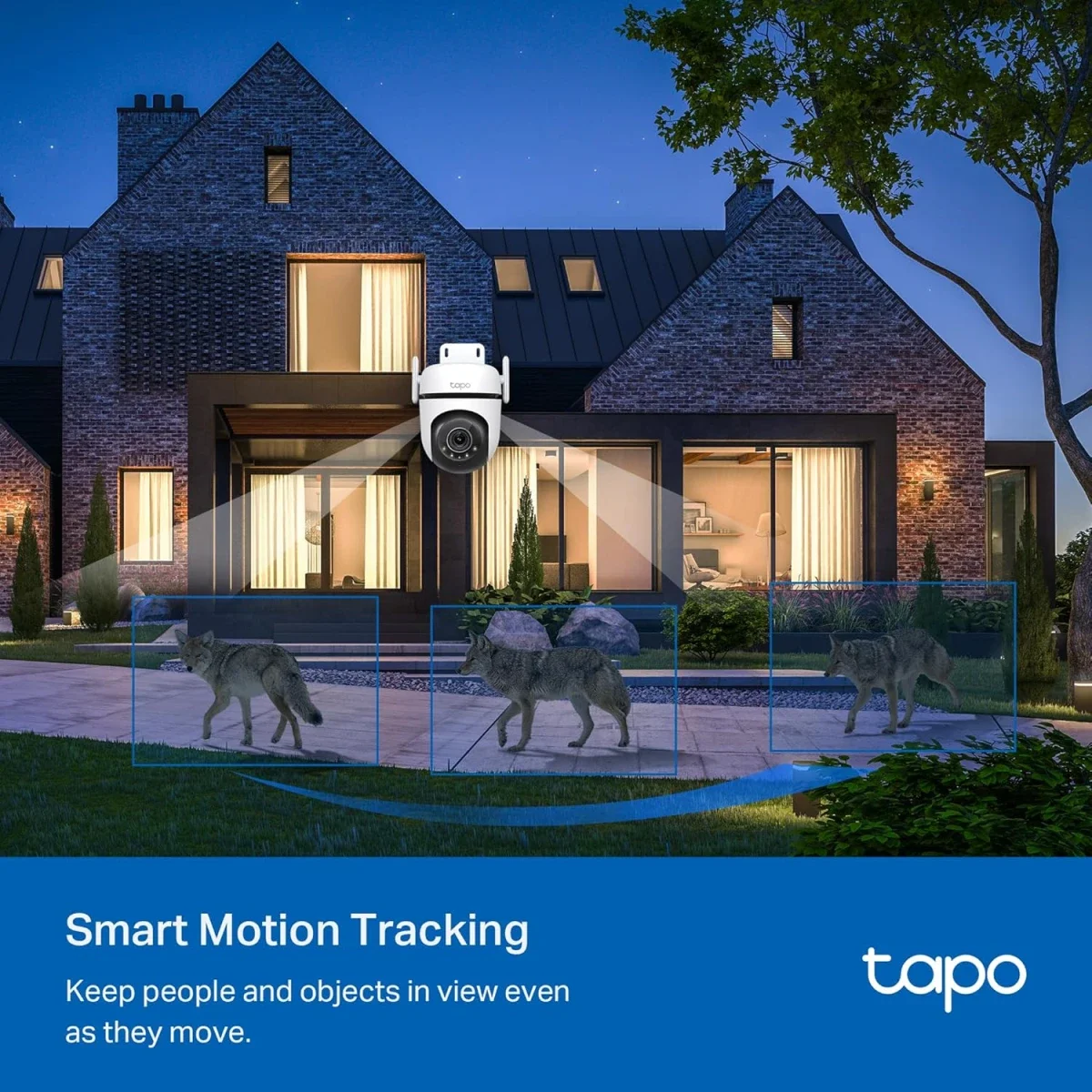 كاميرا مراقبة خارجية متحركة Wi‑Fi TP-LINK Tapo C520WS بدقة 2K+ لون أبيض - Image 4