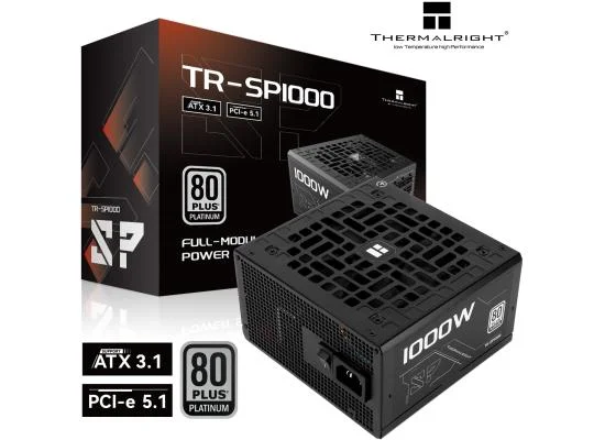 Thermalright SP-1000 1000W 80 PLUS Platinum Fully Modular ATX 3.1 Power Supply - Thumbnail 3