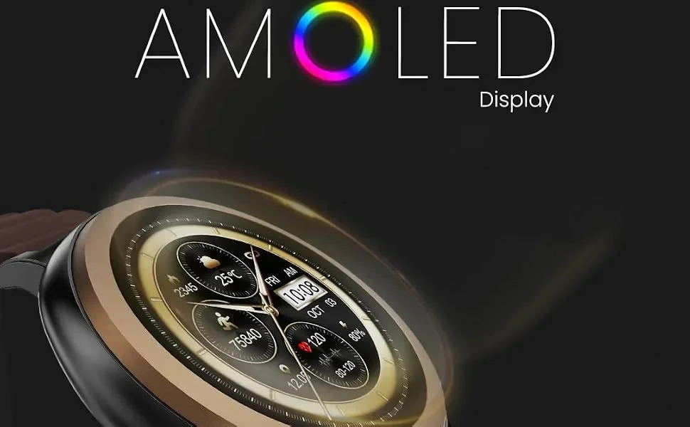 ساعة ذكية HiFuture AURORA بشاشة AMOLED مقاس 1.43 إنش، مكالمات بلوتوث، IP68، أخضر داكن - Thumbnail 10
