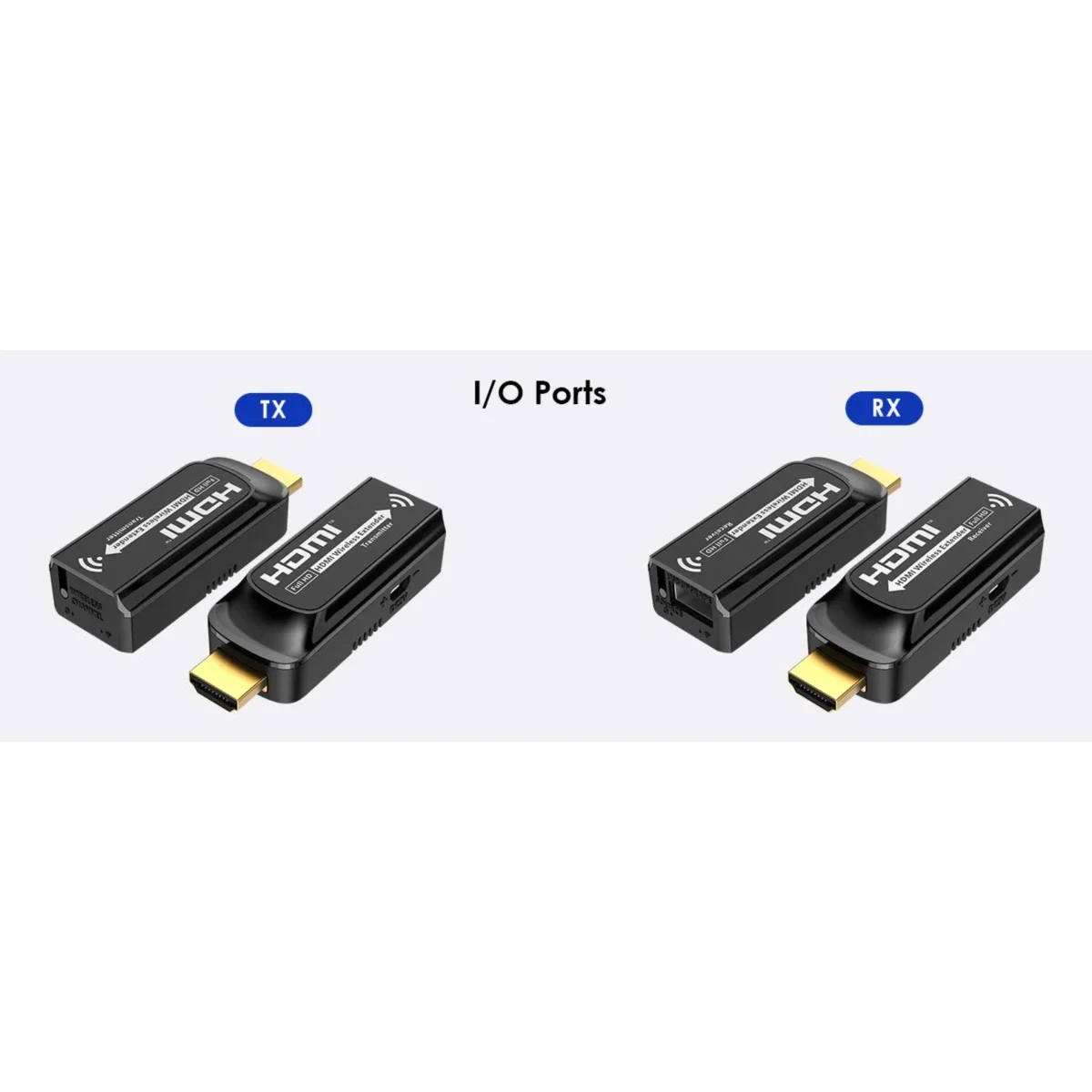 مُوسّع HDMI لاسلكي Lenkeng LKV433mini بدقة Full HD 1080p حتى 20 متر - Thumbnail 5