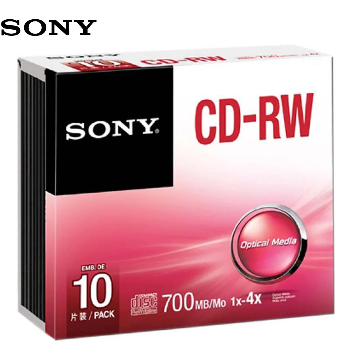 قرص CD قابل للتسجيل Sony بسعة 700MB