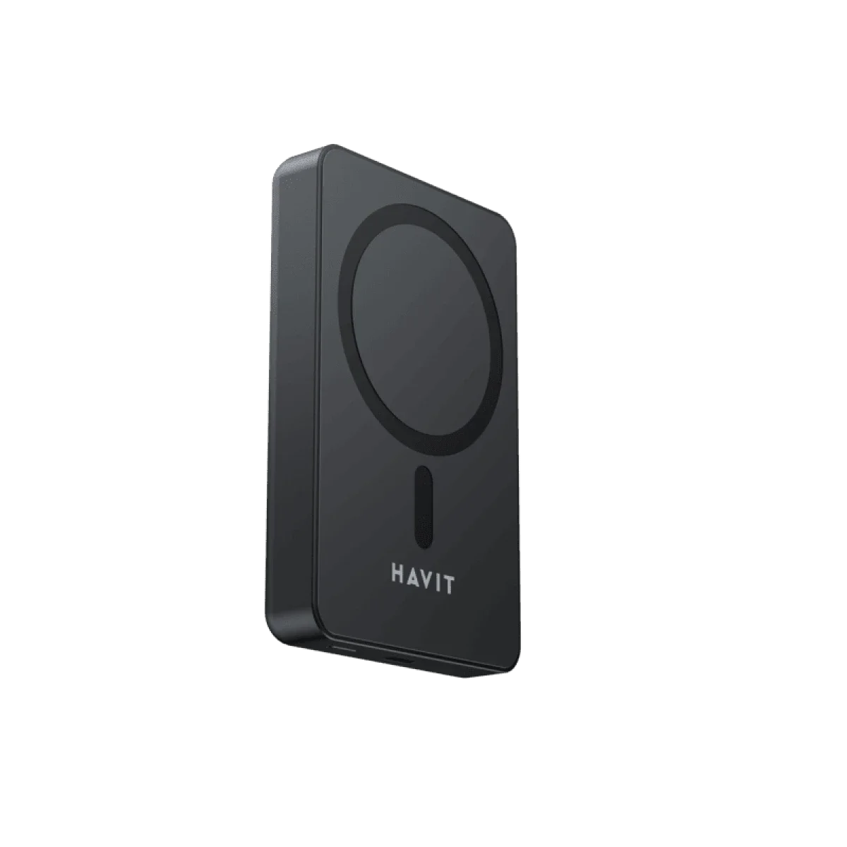 بطارية محمولة HAVIT PB5217-BK بسعة 10000mAh وشحن سريع USB-C بقدرة 20W - أسود - Thumbnail 2