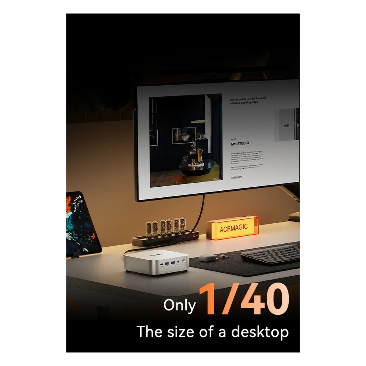 ACEMAGIC A3A Mini PC Barebone Intel Core i5-13420H Silver - Thumbnail 6