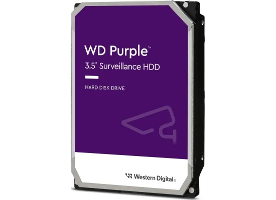 هارد ديسك مراقبة داخلي Western Digital WD Purple بسعة 1TB وذاكرة كاش 64MB مقاس 3.5 إنش SATA