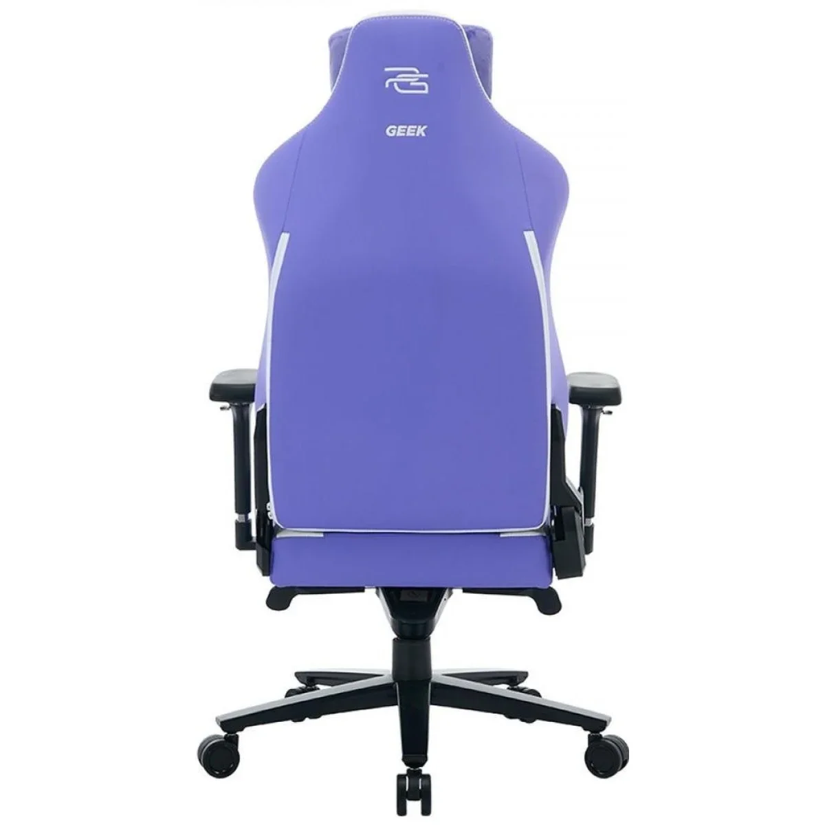 Proove Gaming Geek Gaming Chair White/Purple with 4D Armrests and Class 4 Gas Lift - Thumbnail 2