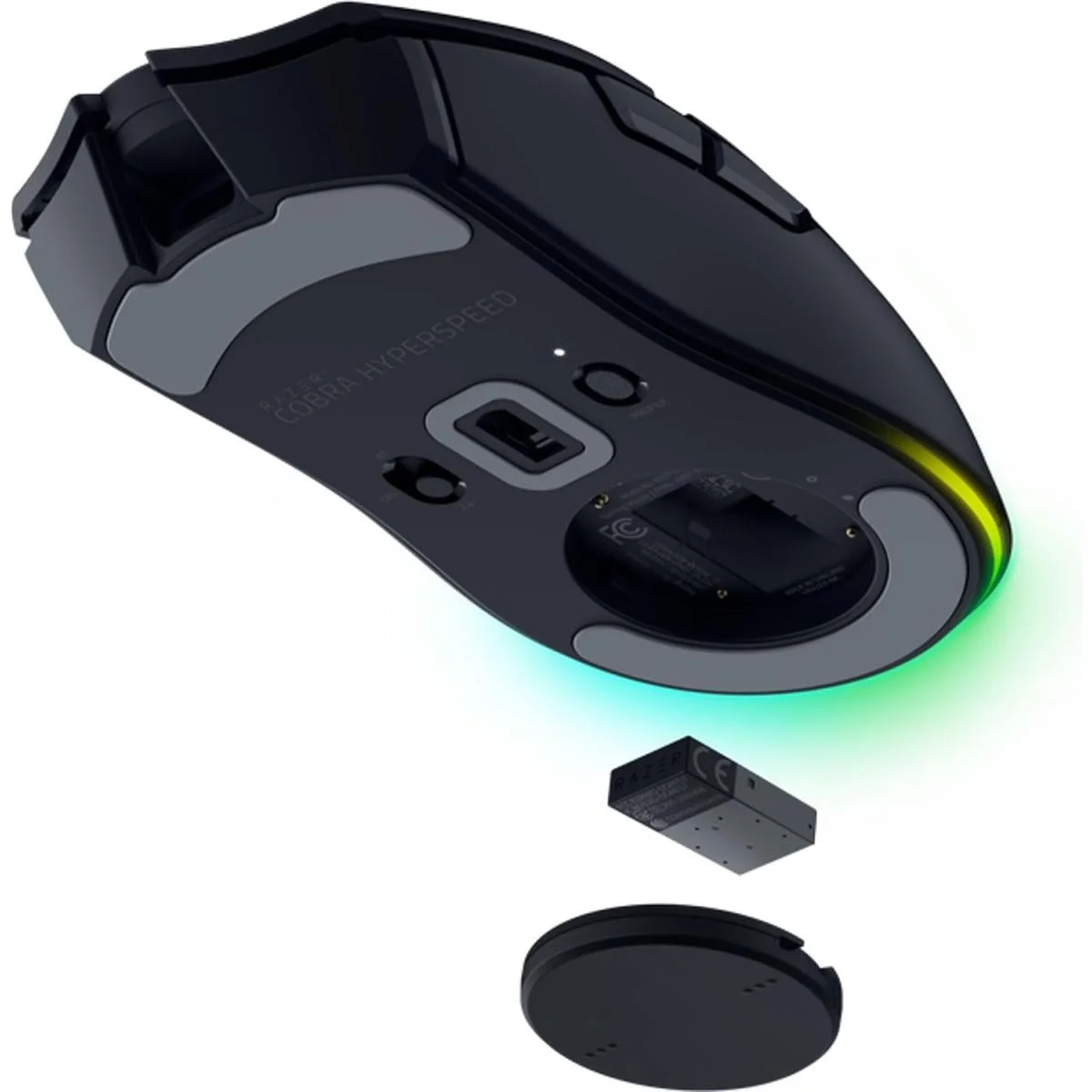 ماوس ألعاب Razer Cobra HyperSpeed لاسلكي بدقة 26000 DPI، أسود - Thumbnail 5