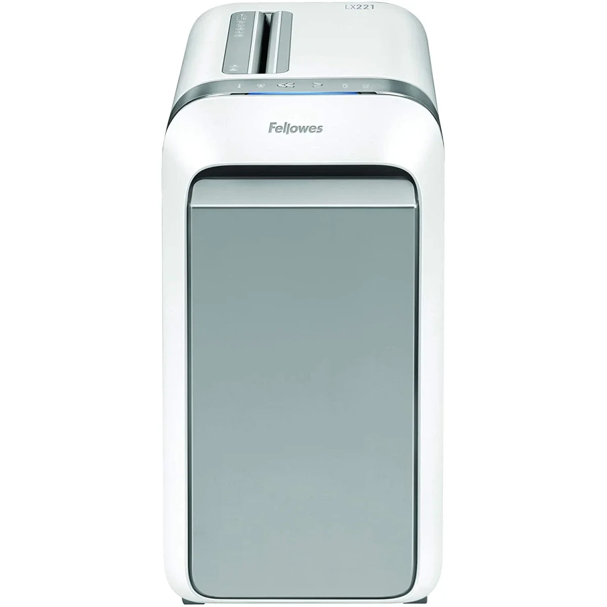 آلة فرم الورق Fellowes Powershred LX221 بتقطيع دقيق، 20 ورقة، مقاومة للانحشار بنسبة 100%