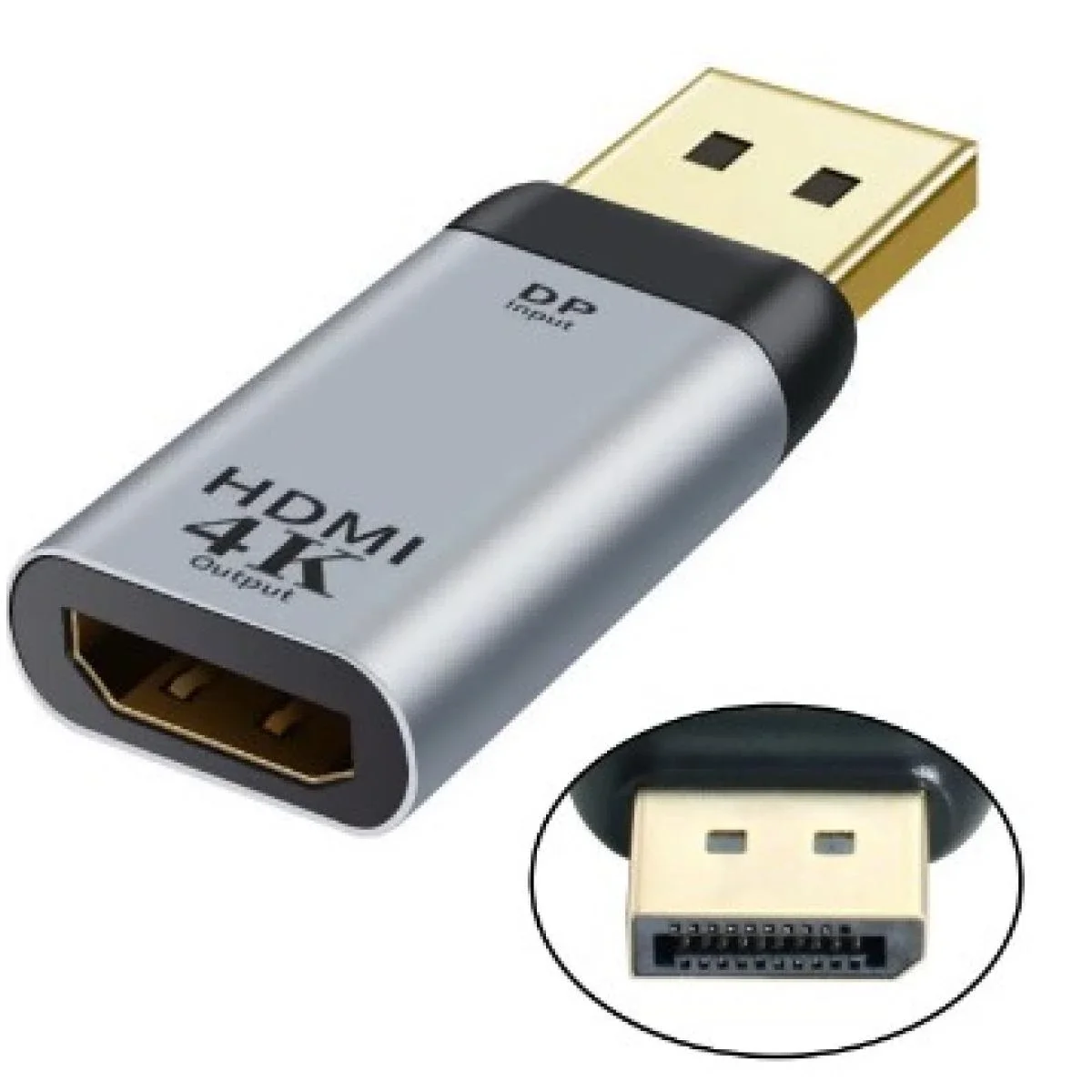 HAING HI-D100-DTH DisplayPort to HDMI 4K Converter