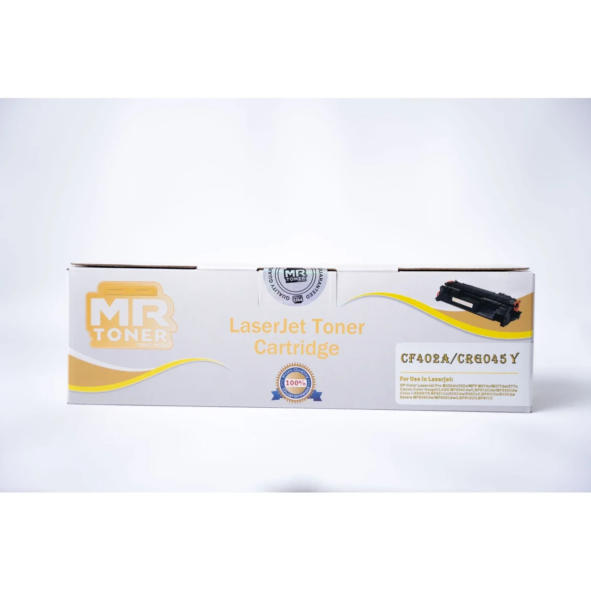 خرطوشة حبر ليزر صفراء Mr Toner لطابعات HP Color LaserJet Pro M252/M277 وCanon i-SENSYS MF631/MF633