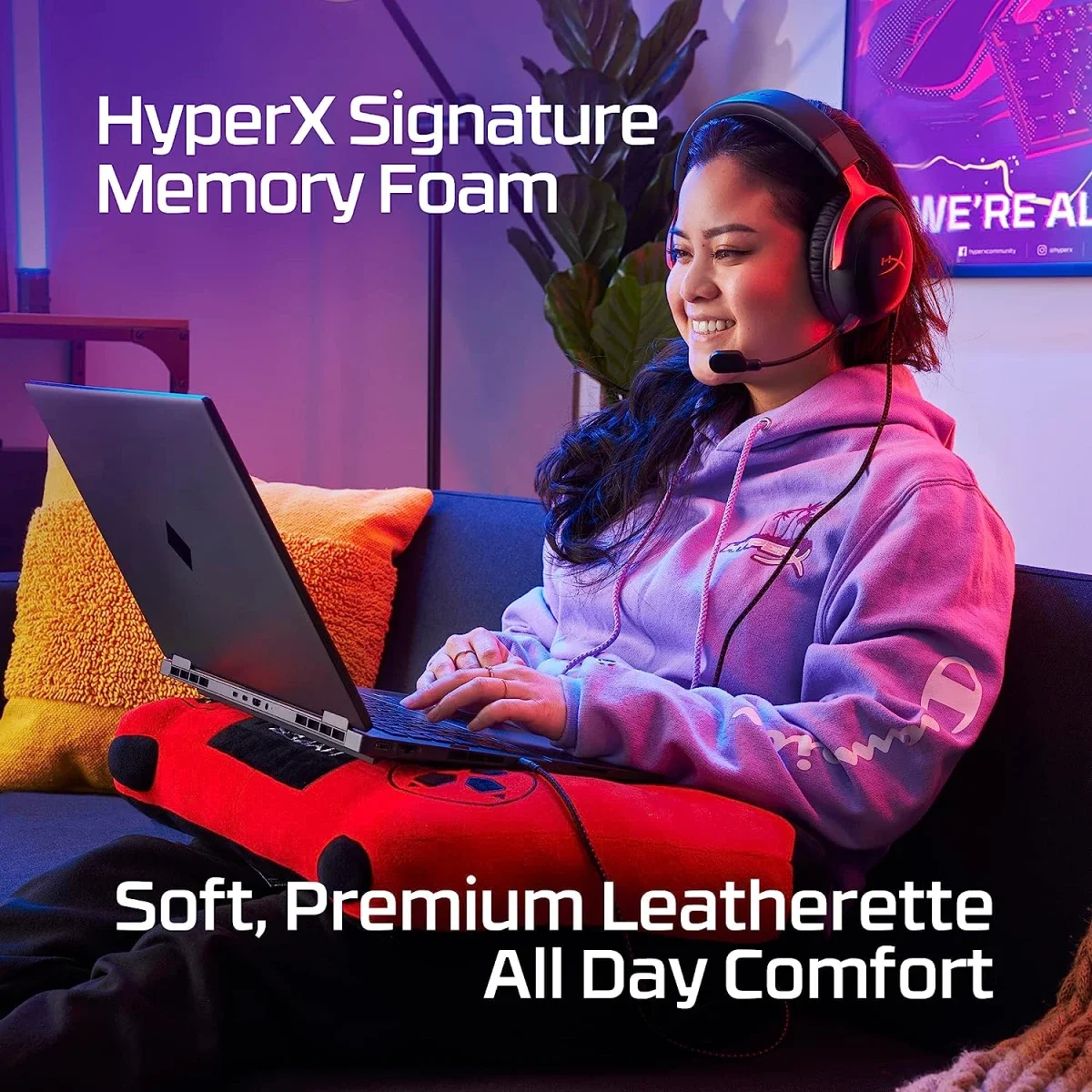 سماعة ألعاب Hyper X Cloud III سلكية مع درايفرات 53 مم ومايك 10 مم - أزرق - Image 11