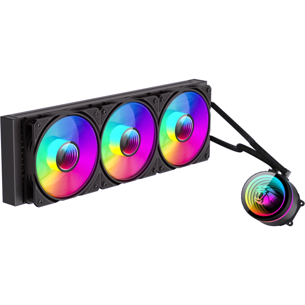 مبرد سائل للمعالج GameMax IceBurg 360 Infinity Black مقاس 360 مم ARGB