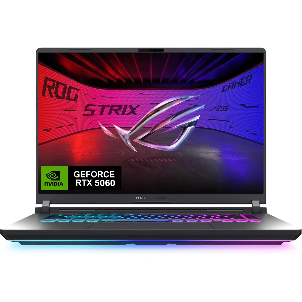 لابتوب ألعاب Asus ROG Strix G16 (2025) G614FM 16 إنش IPS 165Hz Ryzen 9 9955HX RTX 5060 16GB RAM 1TB SSD Eclipse Gray - Image 1