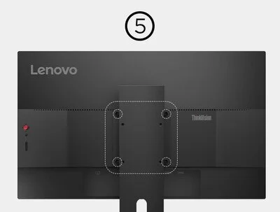 شاشة Lenovo ThinkVision E24q-30 للأعمال 24 إنش QHD IPS بتردد 100 هرتز، أسود - Image 21