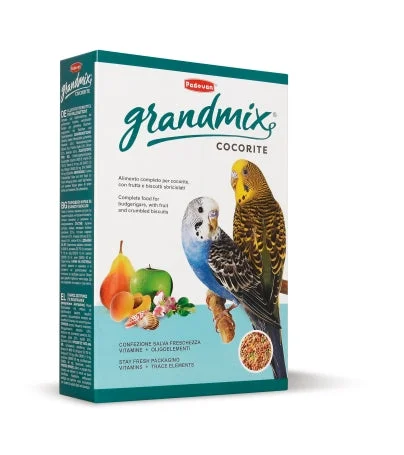 طعام طيور GrandMix Cocorite متكامل لطيور البادجي