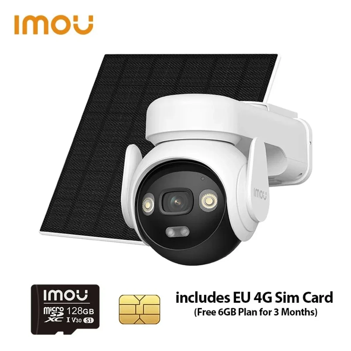 كاميرا مراقبة خارجية PTZ من IMOU AOV PT 5MP بدقة 3K مع لوح شمسي و4G LTE + Wi‑Fi وبطارية 10000mAh - Image 7