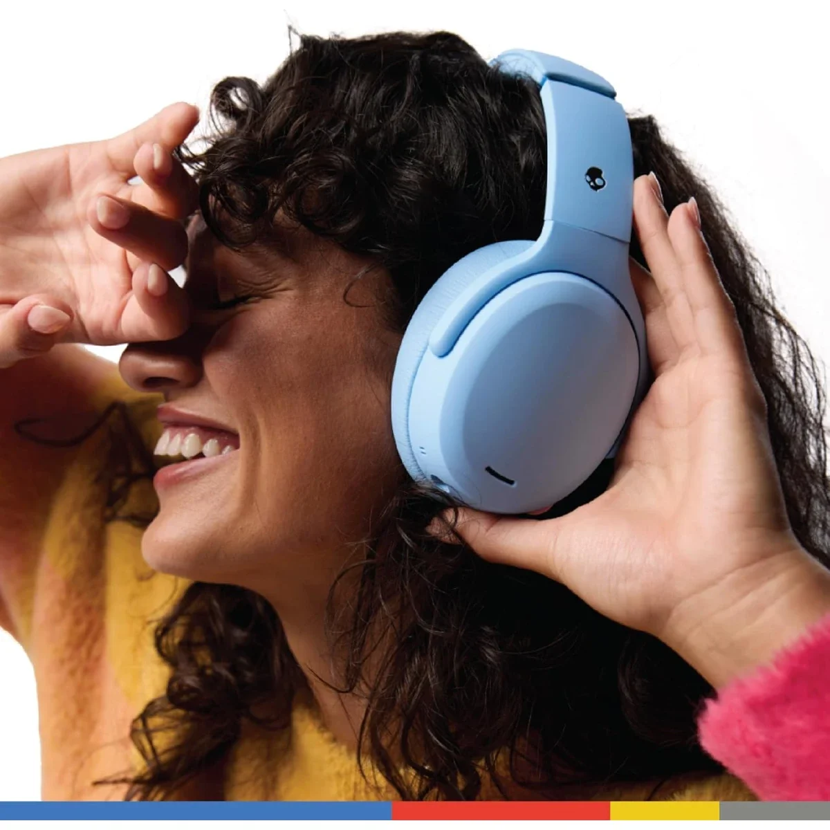 Skullcandy Crusher ANC 2 Wireless Over-Ear Bluetooth Headphones, Preppy Blue - Thumbnail 5