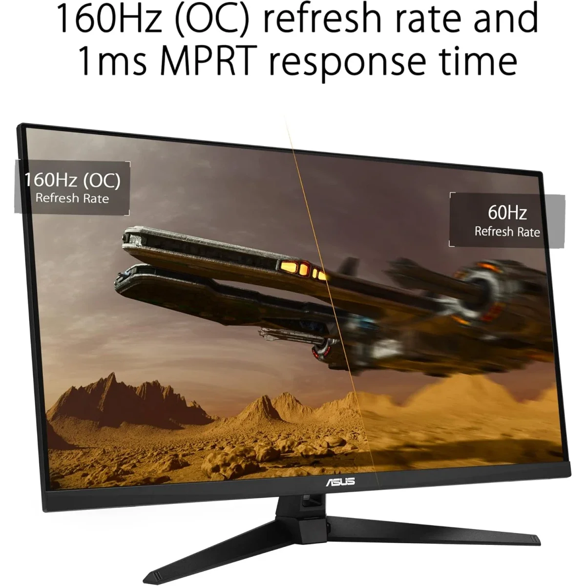 شاشة ألعاب Asus TUF Gaming VG32UQA1A 32 إنش 4K UHD بتردد 160Hz وزمن استجابة 1ms HDR 400 - Thumbnail 3