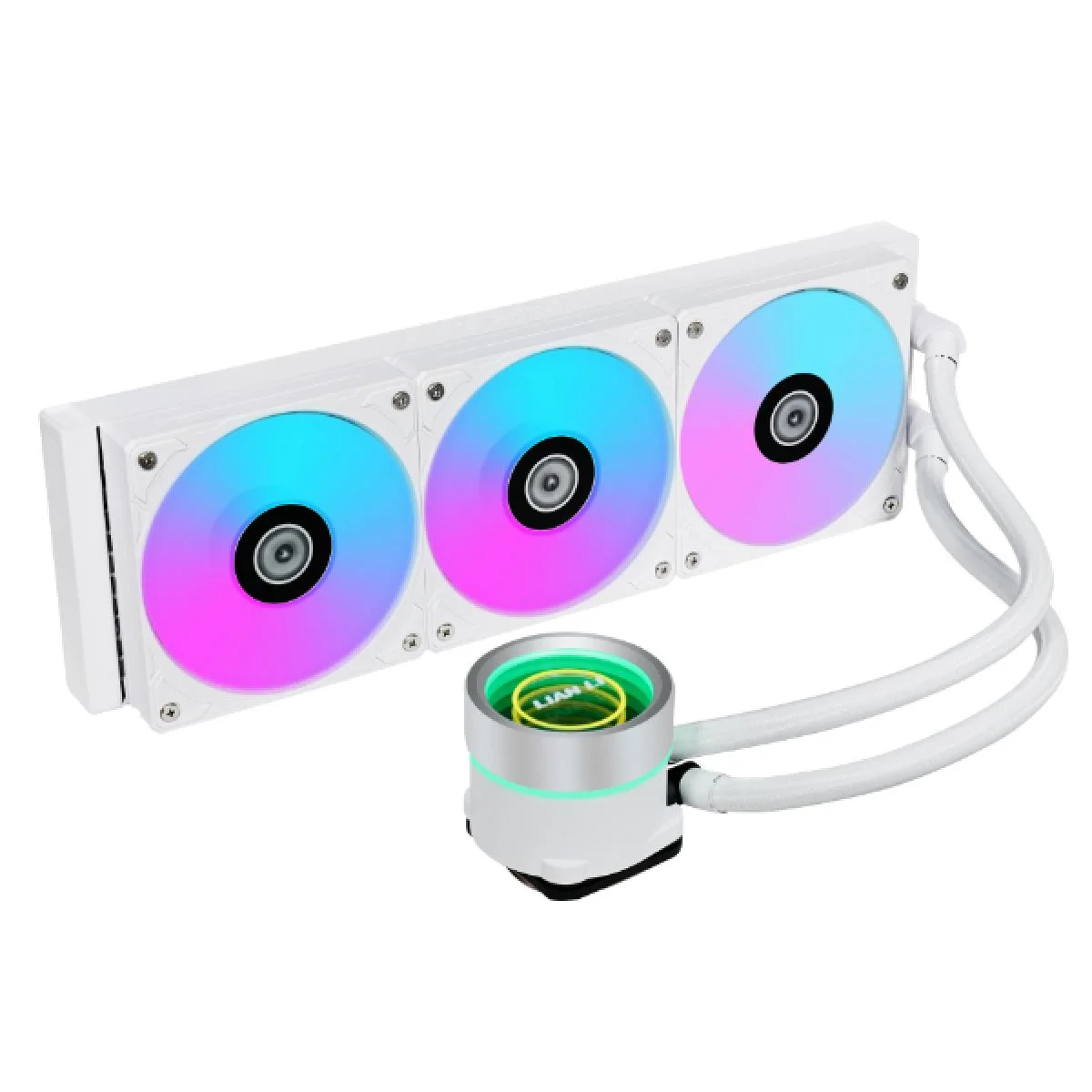 LIAN LI TRINITY II 360 White ARGB AIO CPU Liquid Cooler with UNI FAN SL-INF - Image 3