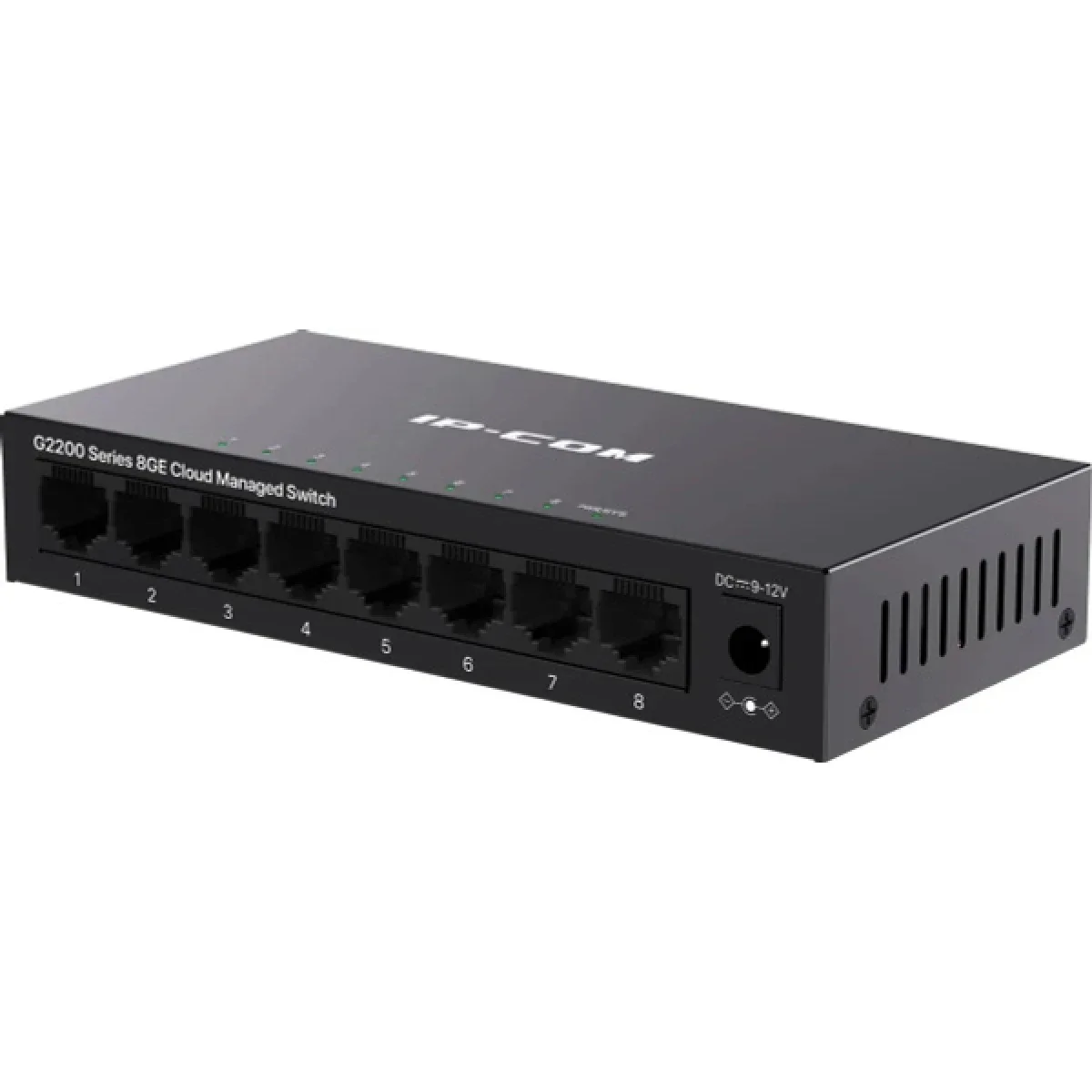سويتش IPCOM G2208D مُدار سحابياً جيجابت بـ 8 منافذ