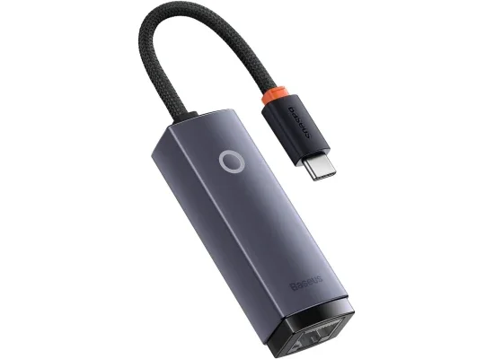 محول إيثرنت Baseus Lite Series من USB-C إلى RJ45 بسرعة جيجابت، رمادي - Thumbnail 8