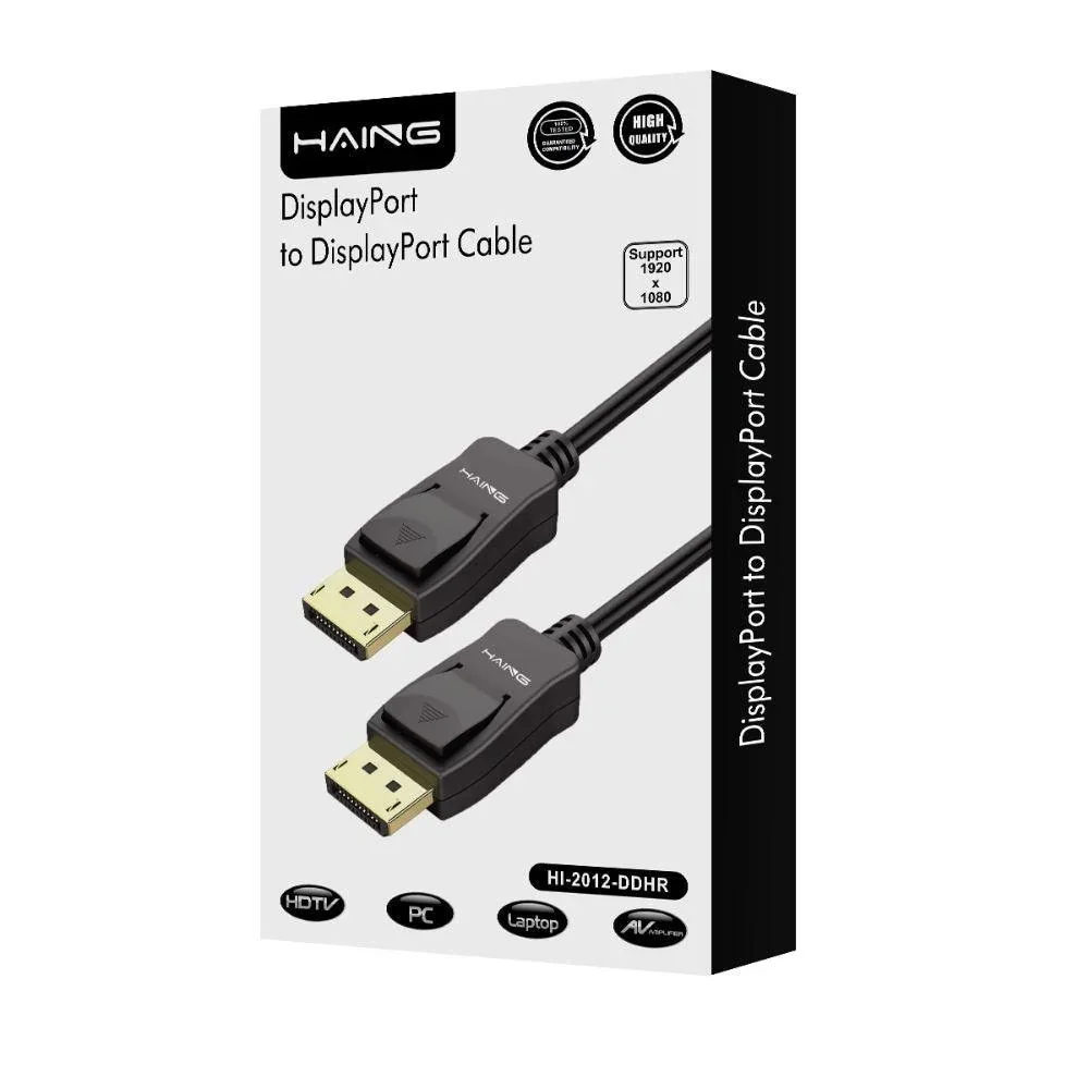 HAING HI-2012 DisplayPort to DisplayPort Cable, 2m - Thumbnail 4