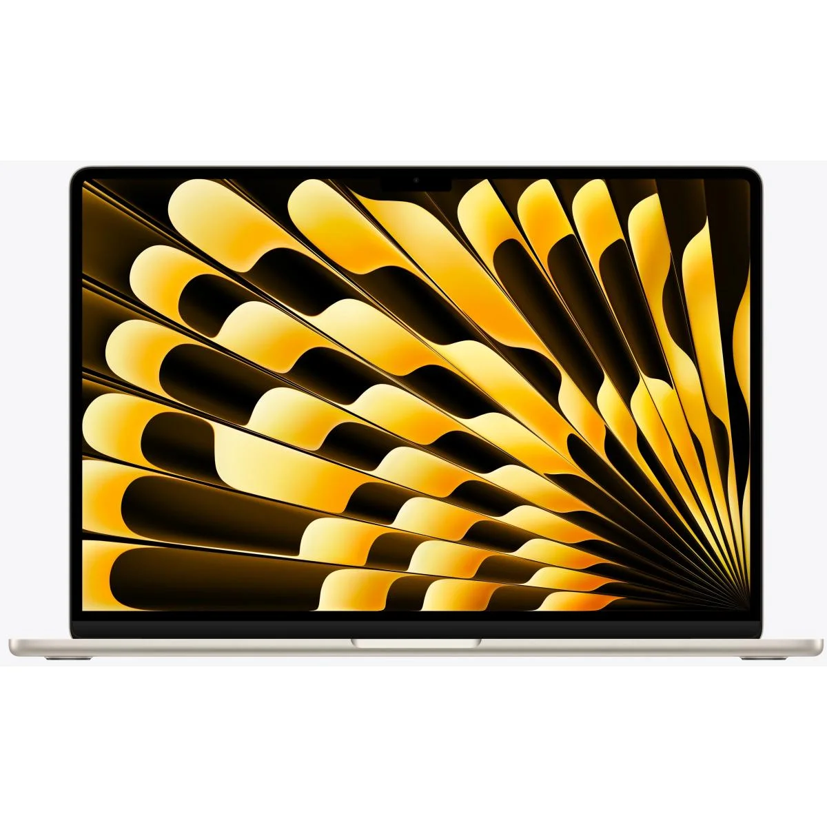 لابتوب Apple MacBook Air 15 إنش بشريحة M5 ومعالج 10 أنوية ورسوميات 10 أنوية وذاكرة 16GB وتخزين SSD بسعة 512GB وشاشة Liquid Retina XDR بتردد 60Hz - Starlight