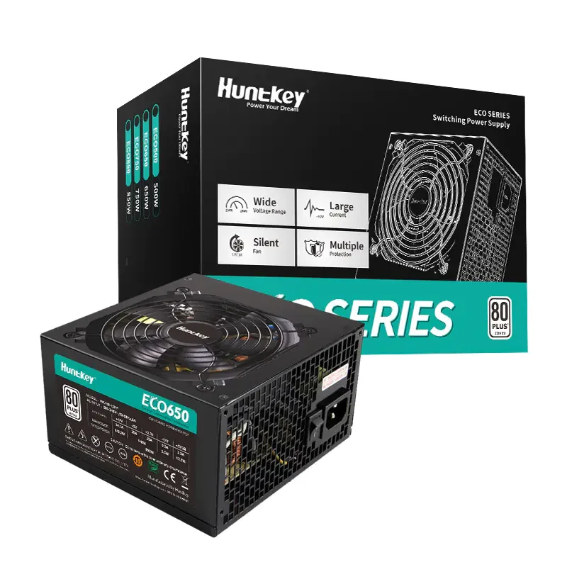 مزود طاقة Huntkey ECO650 بقدرة 650 واط ATX - Thumbnail 7