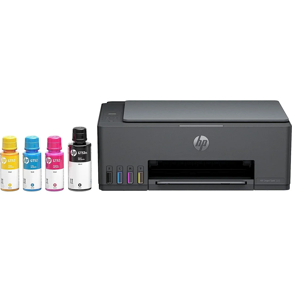 طابعة HP Smart Tank 581 الكل في واحد لاسلكية بخزان حبر ملونة - Thumbnail 2