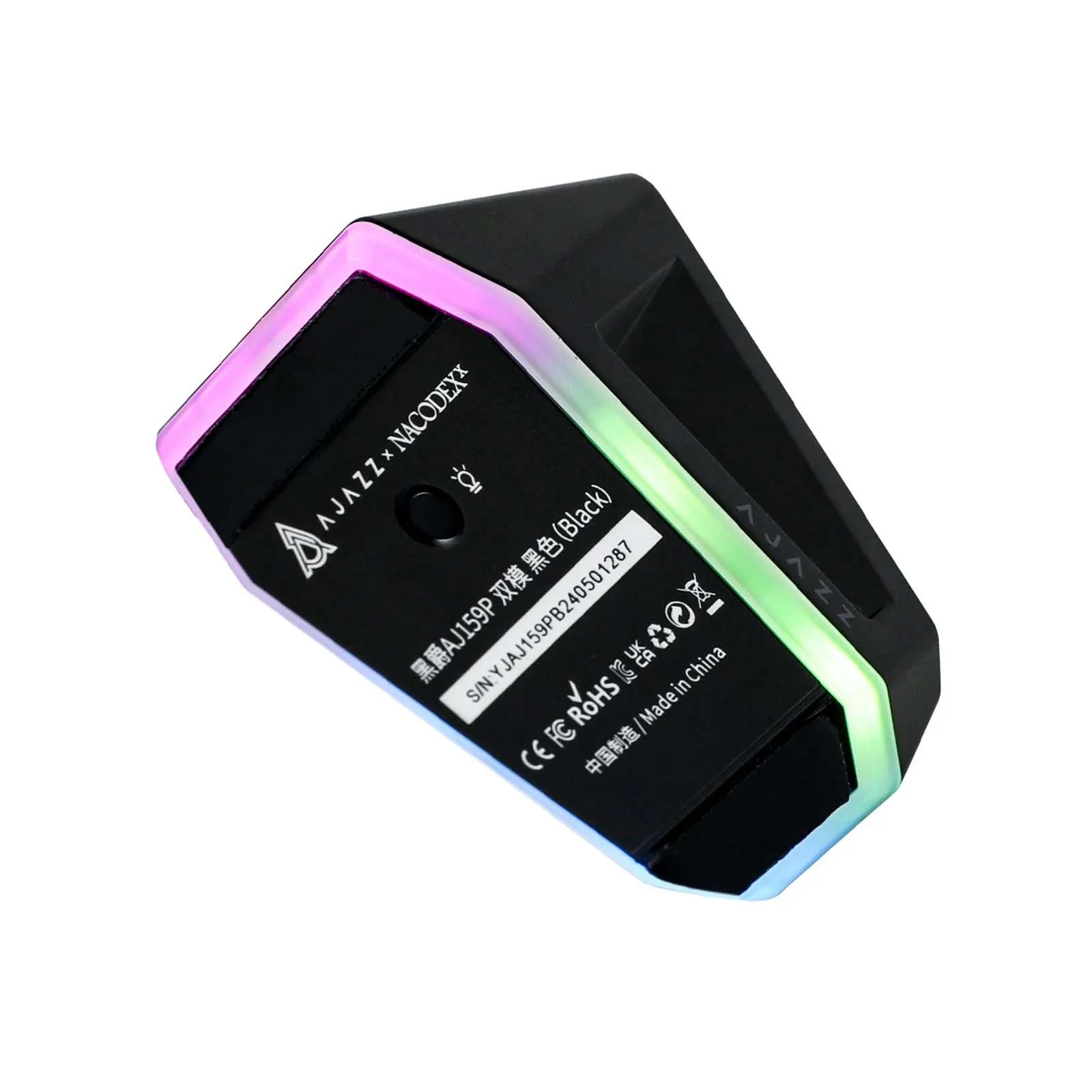 ماوس ألعاب AJAZZ AJ159 APEX Pro لاسلكي 8K بمستشعر PAW3950 وقاعدة شحن مغناطيسية، أسود - Image 5