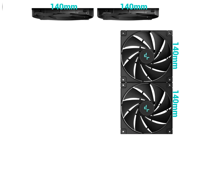 هيكل كمبيوتر DeepCool CG530 4F ميد تاور ATX بانورامي أسود بزجاج مقوى و4 مراوح ARGB - Thumbnail 27