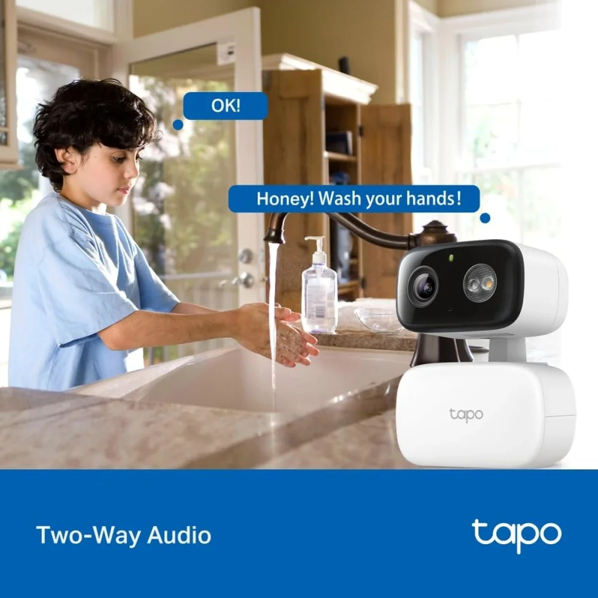 كاميرا مراقبة صغيرة TP-LINK Tapo C206 داخلية وخارجية بدقة 1080p وتغطية 360° - Image 11