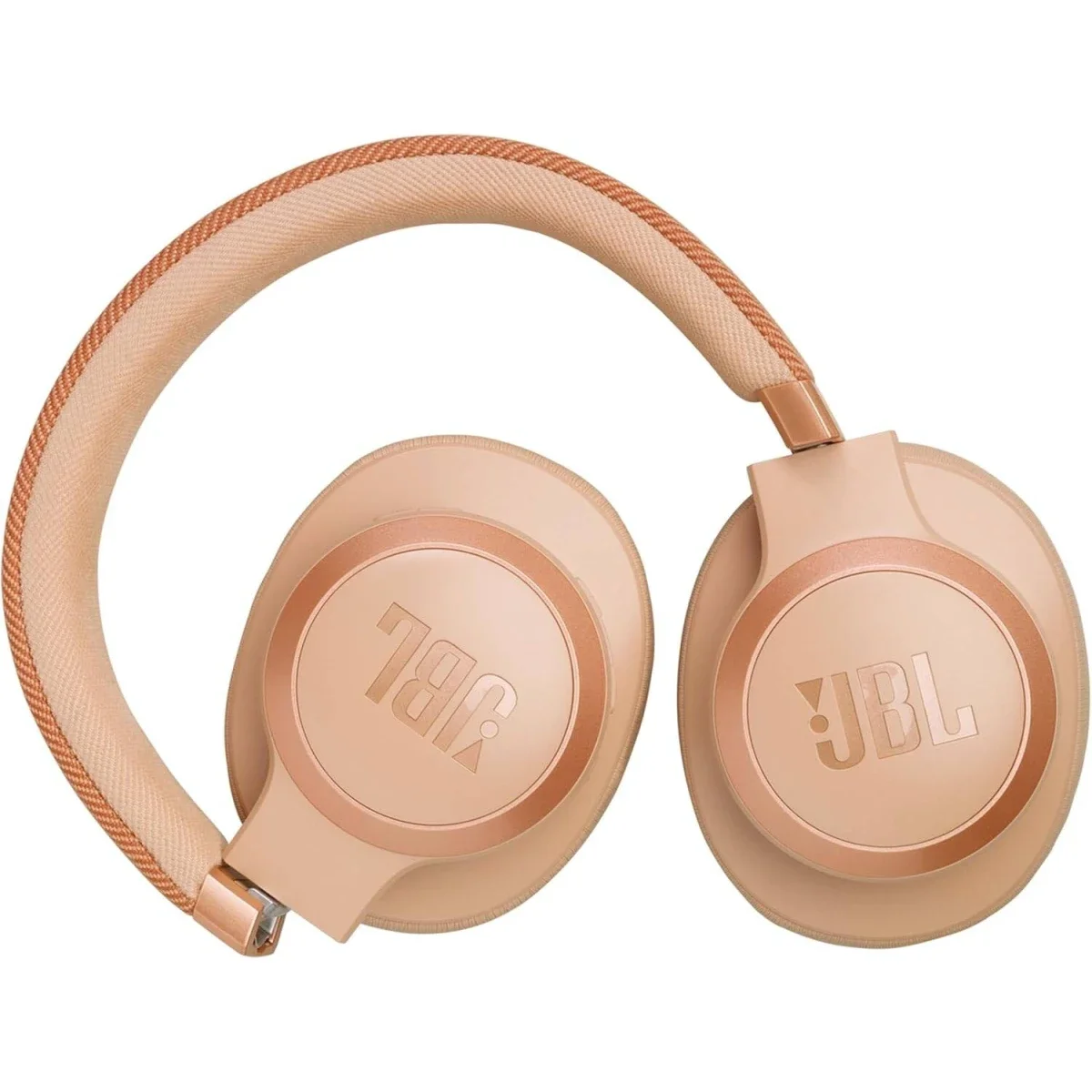 JBL Live 770NC Wireless Over-Ear Headphones with Adaptive Noise Cancelling, 65-Hour Battery Life - Sandstone - Thumbnail 4