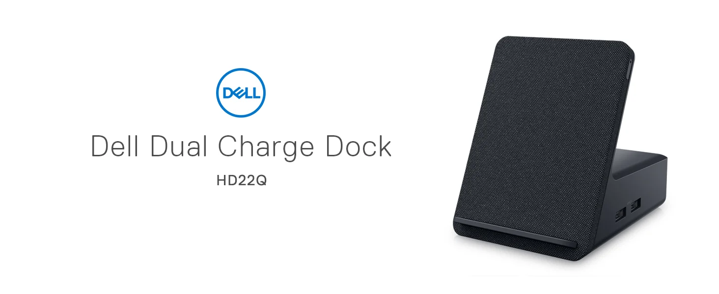 محطة إرساء Dell HD22Q بالشحن اللاسلكي Qi وUSB-C وHDMI 2.1 ودعم شاشتين - Thumbnail 10