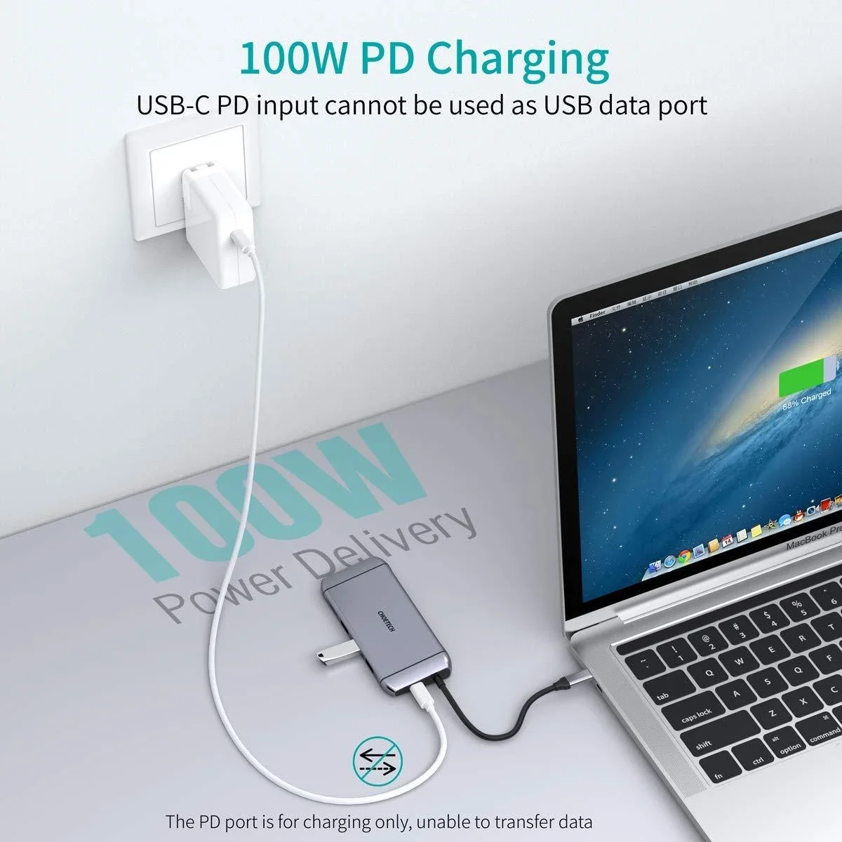 Choetech HUB-M15 9-in-1 USB-C 3.0 Docking Station - Image 5