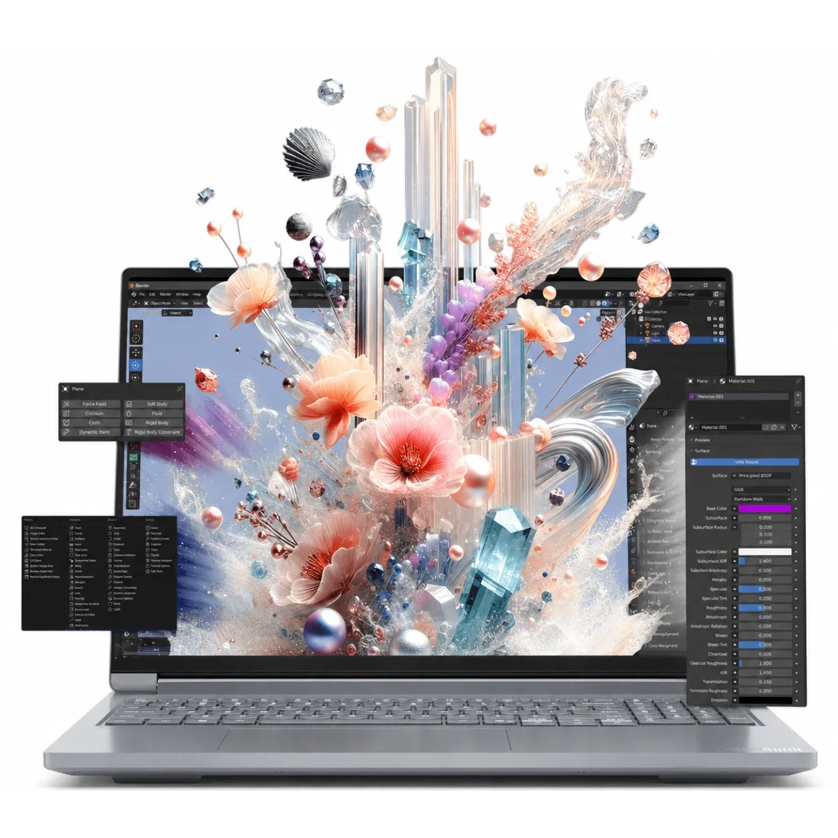 لابتوب Lenovo ThinkBook 16p Gen 6 مقاس 16 انش 2.5K IPS 240Hz بمعالج Core Ultra 7 255HX وكرت RTX 5060 لون رمادي