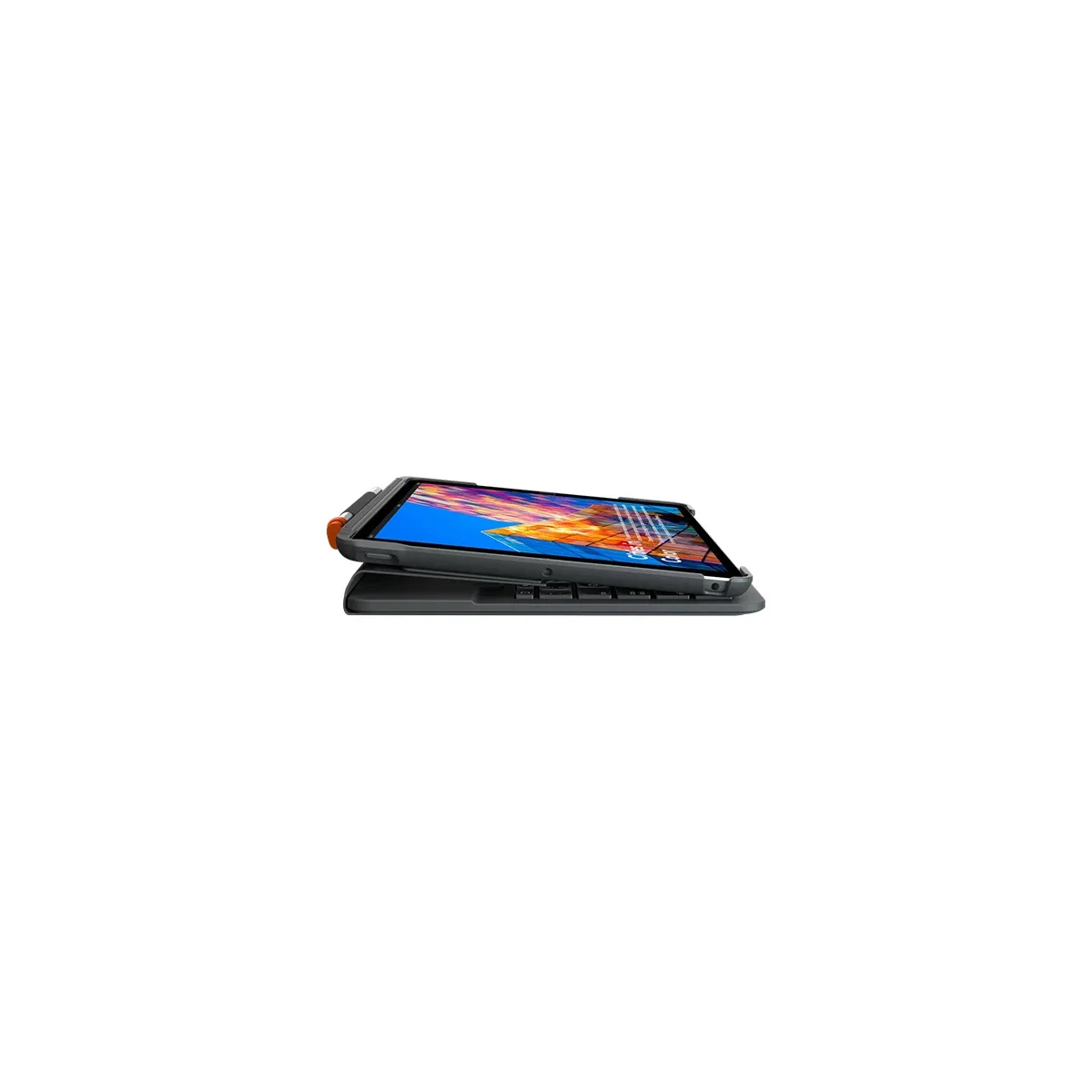 جراب كيبورد Logitech Slim Folio لجهاز iPad Air الجيل الثالث - جرافيت - Thumbnail 3