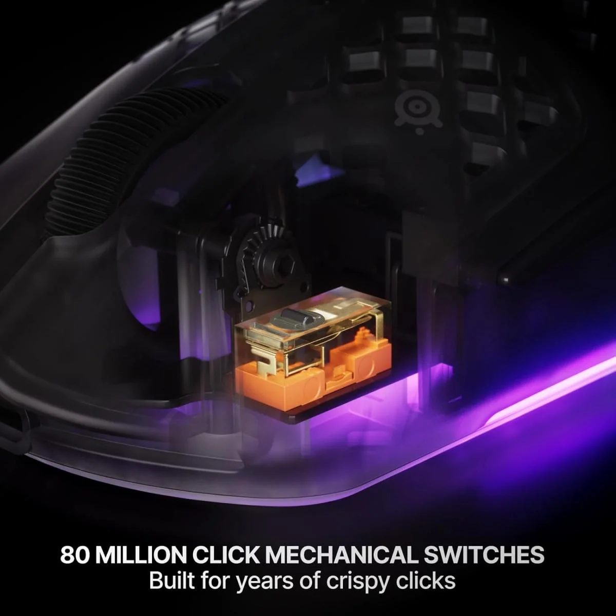 ماوس ألعاب SteelSeries Aerox 3 Wireless Gen 2 بدقة 26K DPI ومعدل 4K Polling لون Shadow - Thumbnail 5