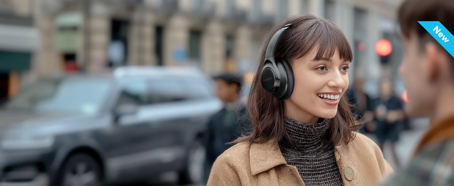 Anker Soundcore Life Q20 Hybrid ANC Wireless Over-Ear Headphones, Silver - Thumbnail 11