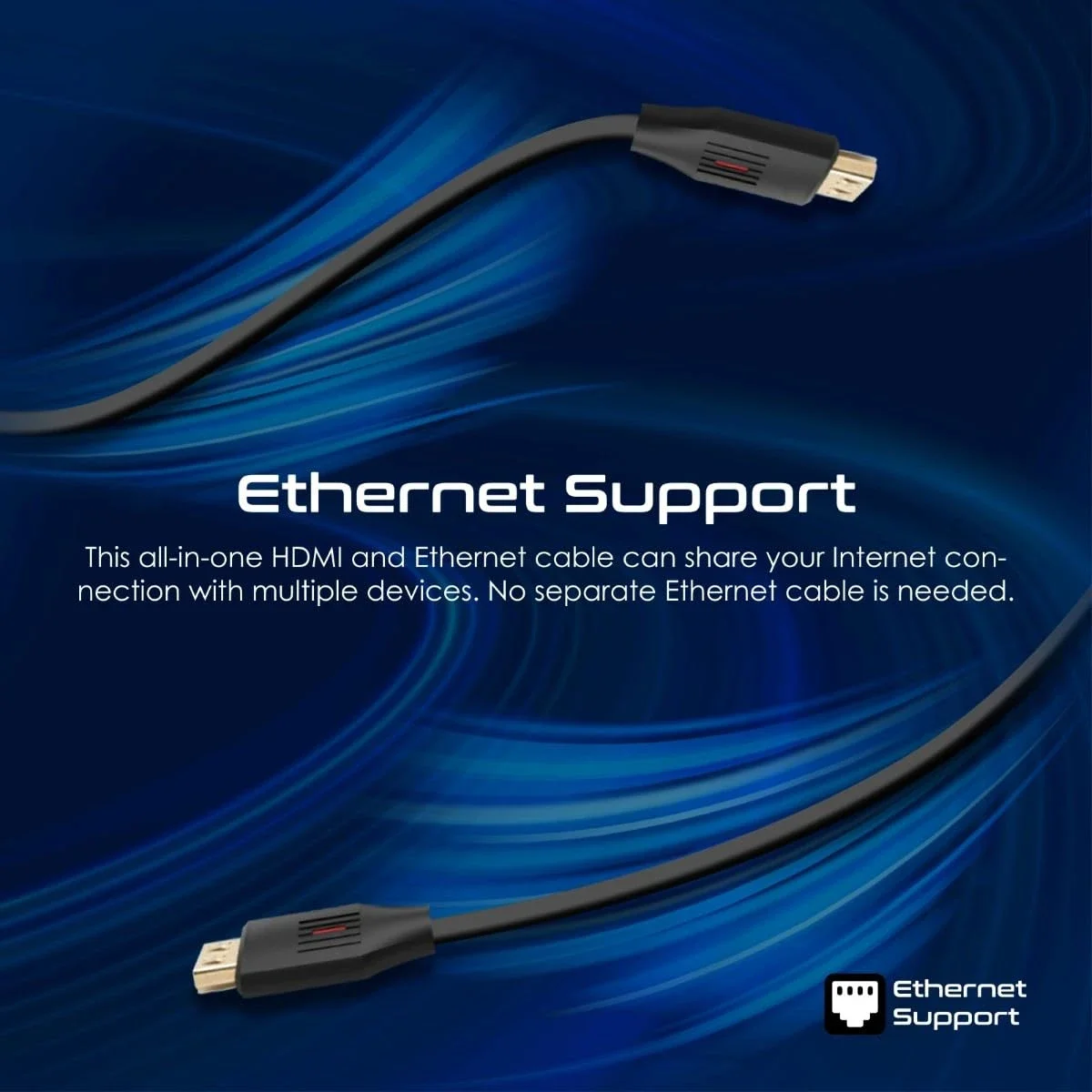 Promate ProLink4K60-300 HDMI 2.0 Cable 4K@60Hz 3m with Ethernet and Gold-Plated Connectors - Thumbnail 4