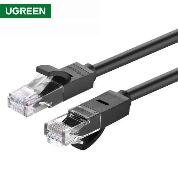 سلك شبكة LAN Cat6 من Ugreen 20159 بطول 1 متر أسود - Image 1