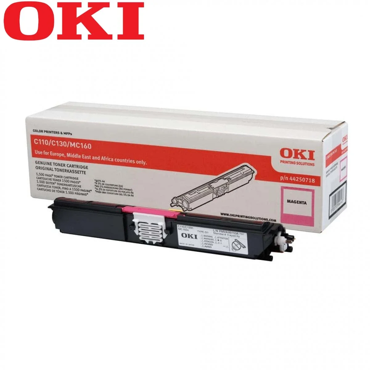 خرطوشة تونر OKI C110M ماجنتا أصلية