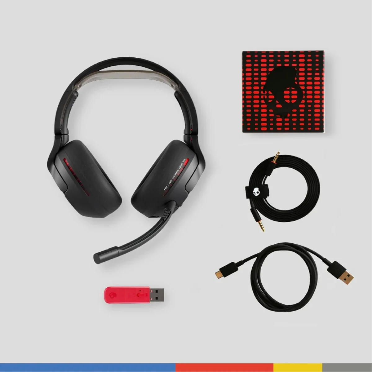 سماعة ألعاب Skullcandy Crusher PLYR 720 لاسلكية مع صوت THX المكاني - Digi-Black - Thumbnail 9