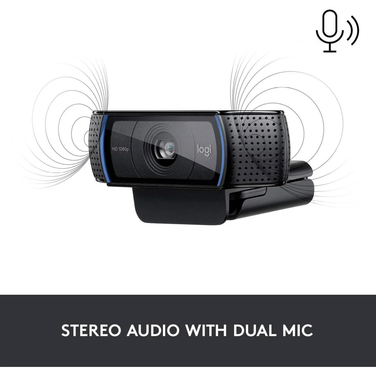 ويب كام Logitech C920 PRO للأعمال بدقة Full HD 1080p وعدسة زجاجية - Thumbnail 3