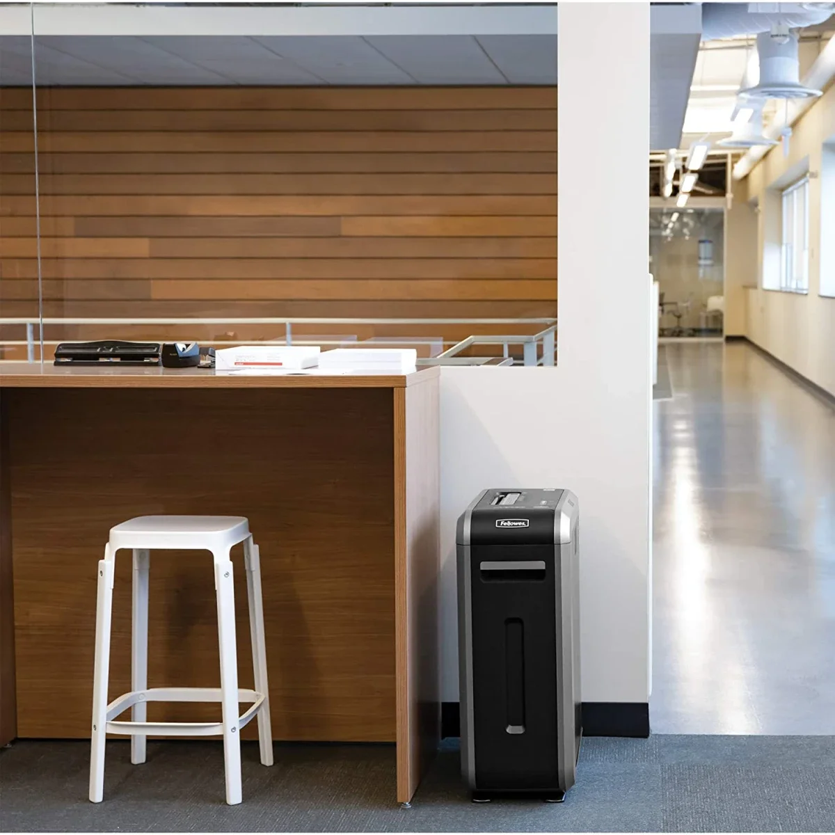 آلة تمزيق الورق Fellowes Powershred 125Ci بقص متقاطع 20 ورقة - Image 5
