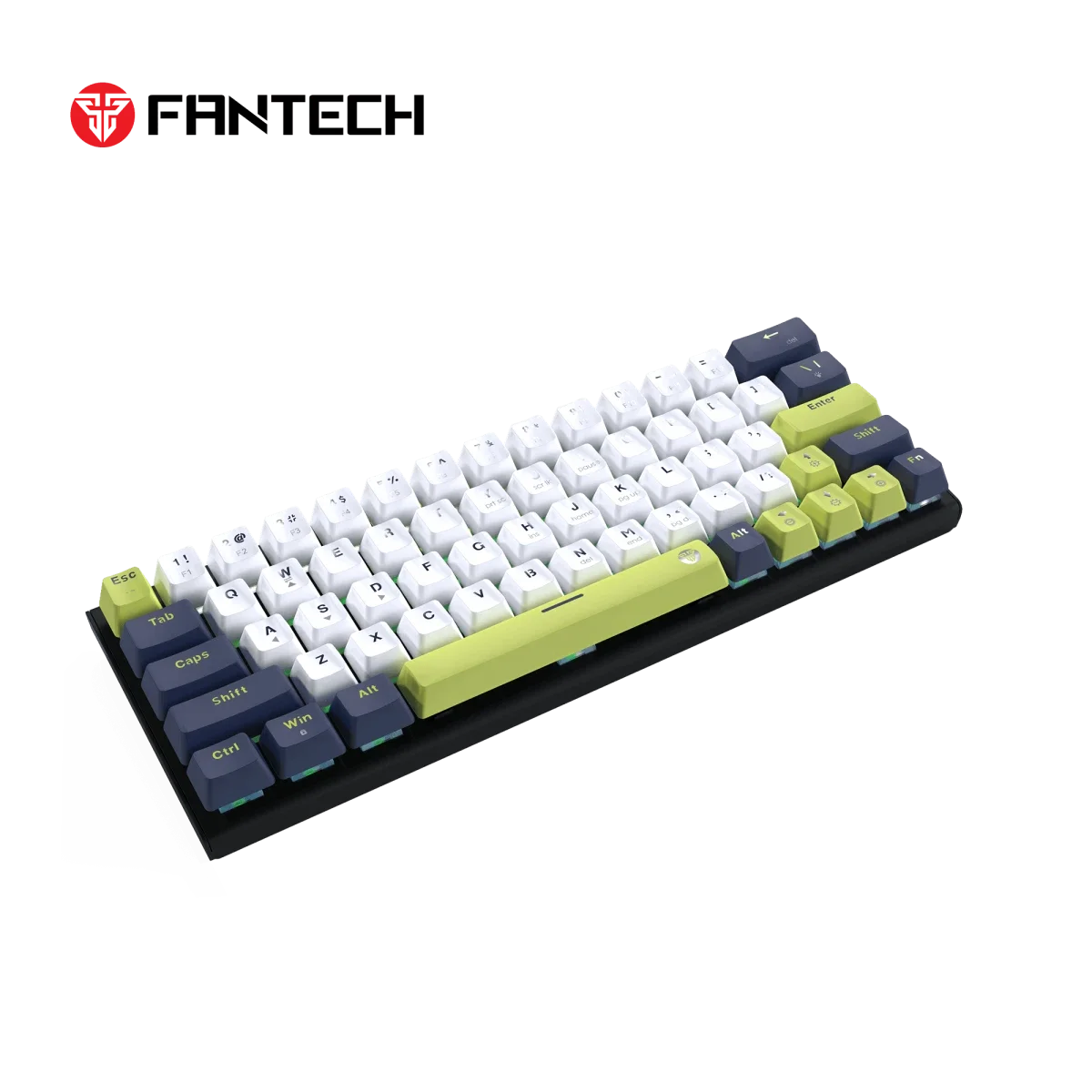 Fantech Atom63 MORI MK874V2 Wired Mechanical Gaming Keyboard, Taro Switches, Blue/White - Thumbnail 4