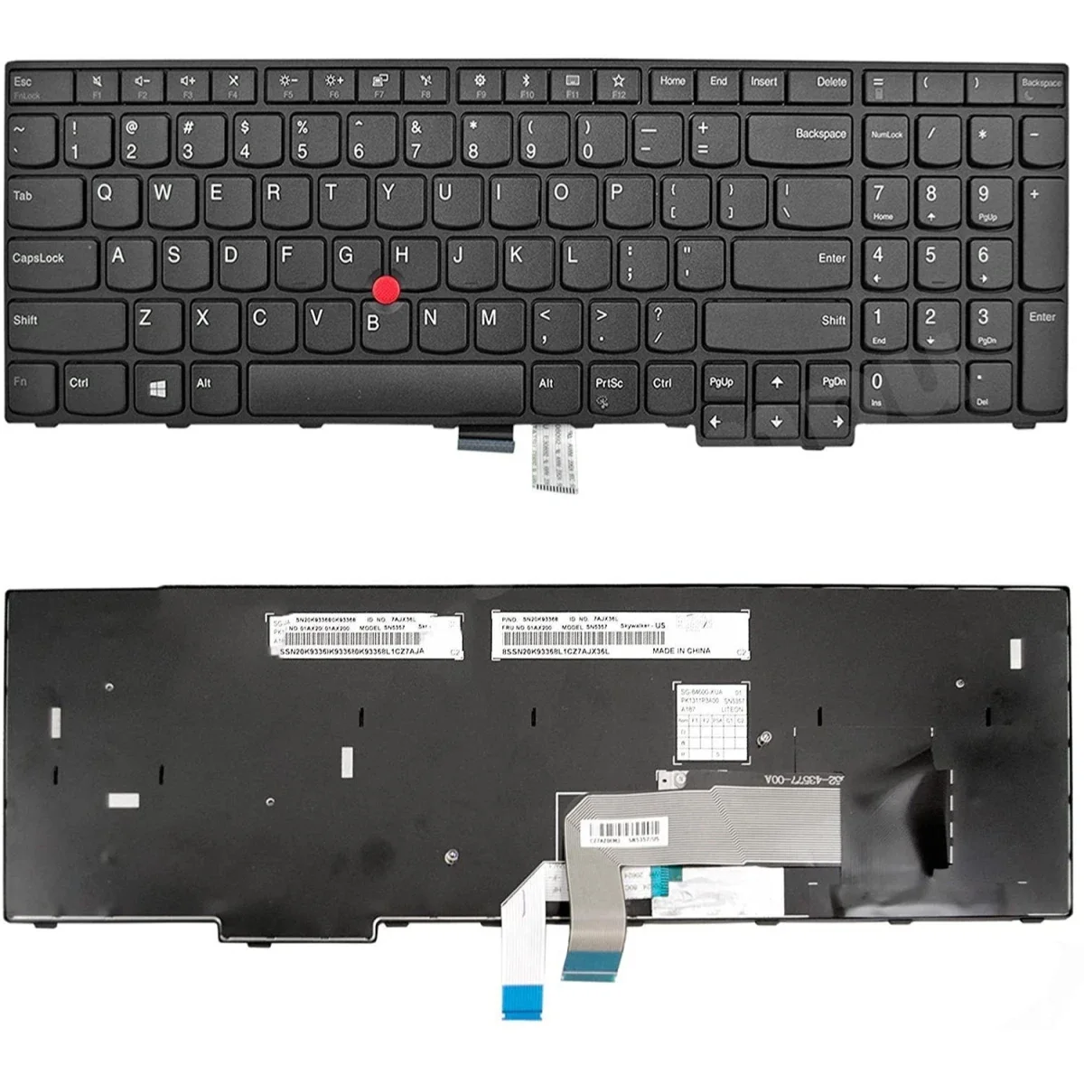 لوحة مفاتيح بديلة للابتوب Lenovo KB-E580