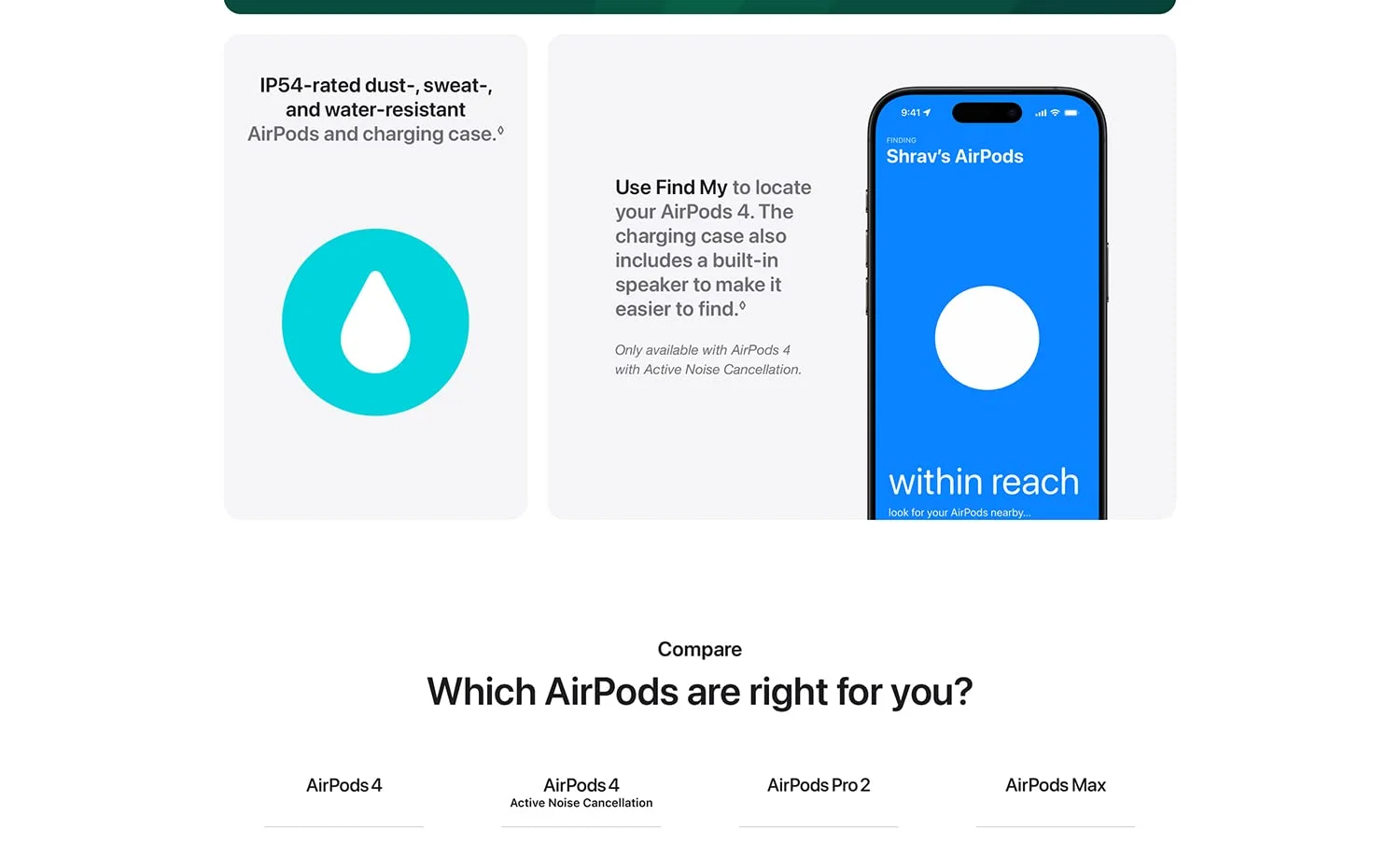 سماعات أذن لاسلكية Apple AirPods 4 مع علبة شحن USB-C - Thumbnail 11